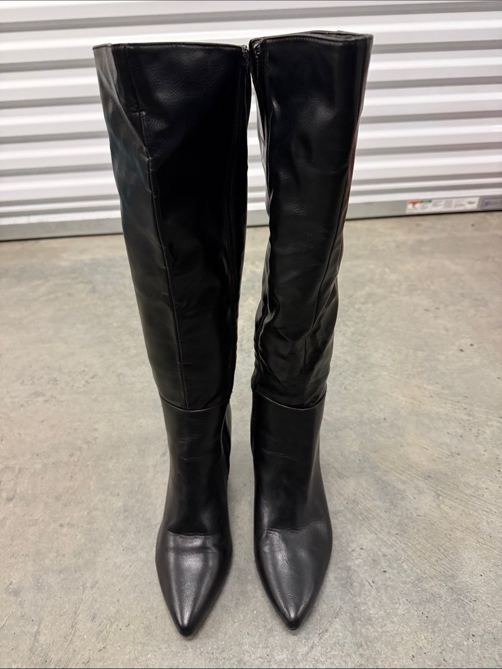 Life Stride Tall Black Pointed Toe Knee-High Boots